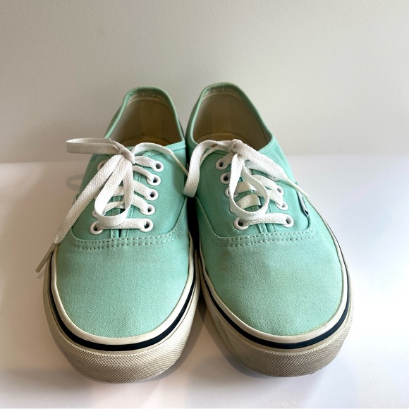Vans Mint Green Low Top Retro Classic Casual Sneakers Size 9 Women’s - Picture 5 of 11